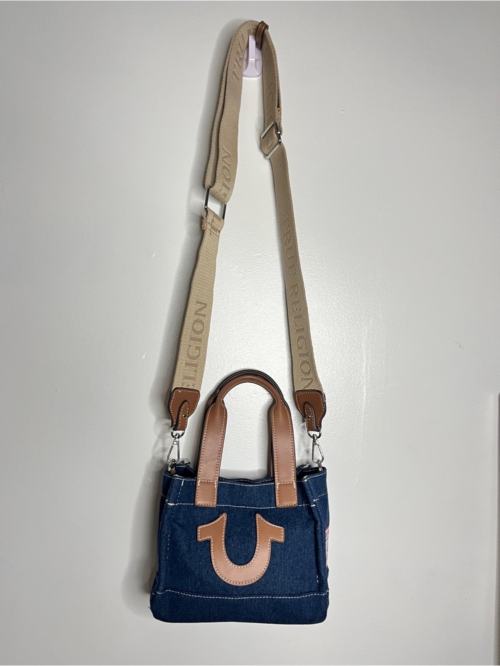 NWOT True Religion Denim Tote Bag